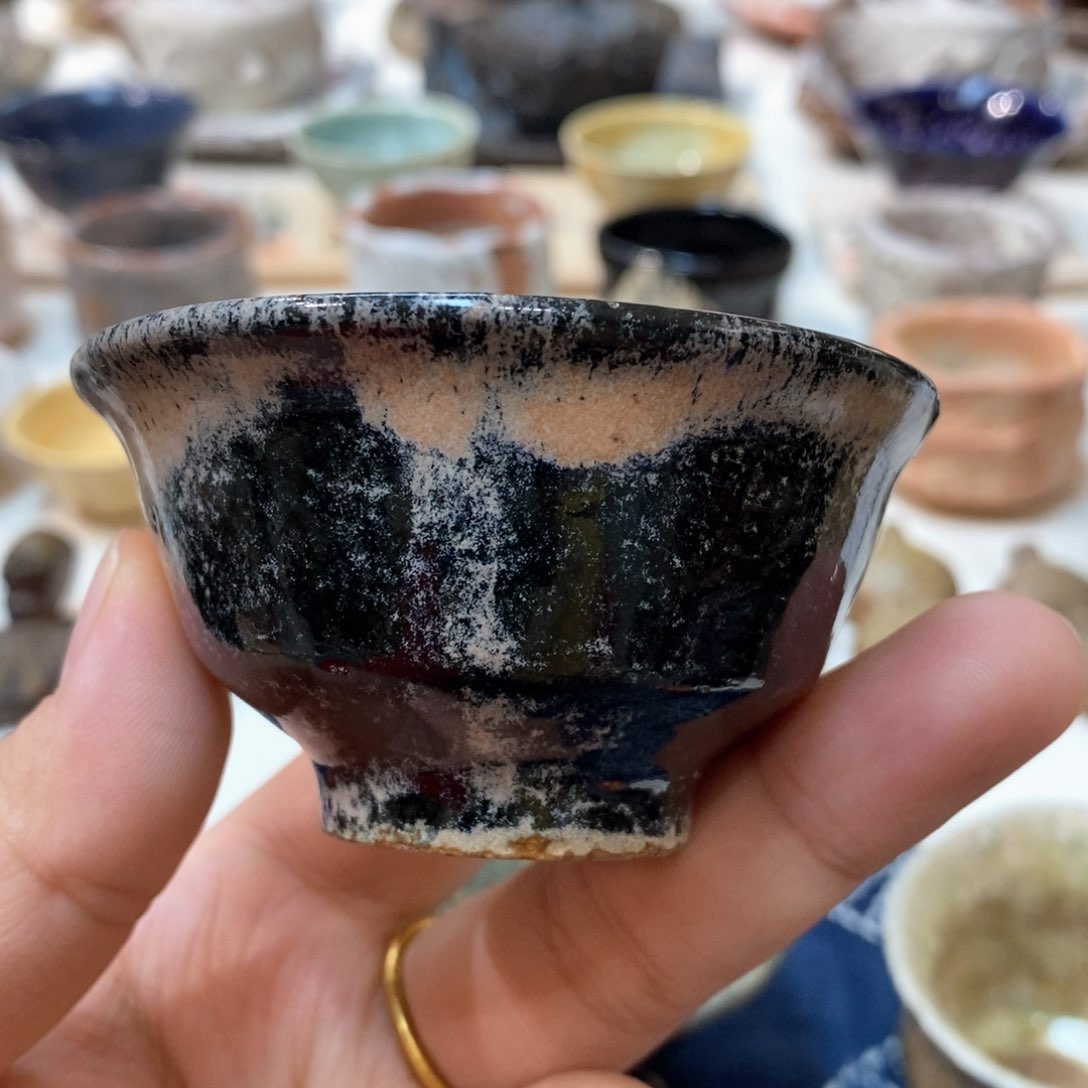 柴烧侘寂粗陶茶具