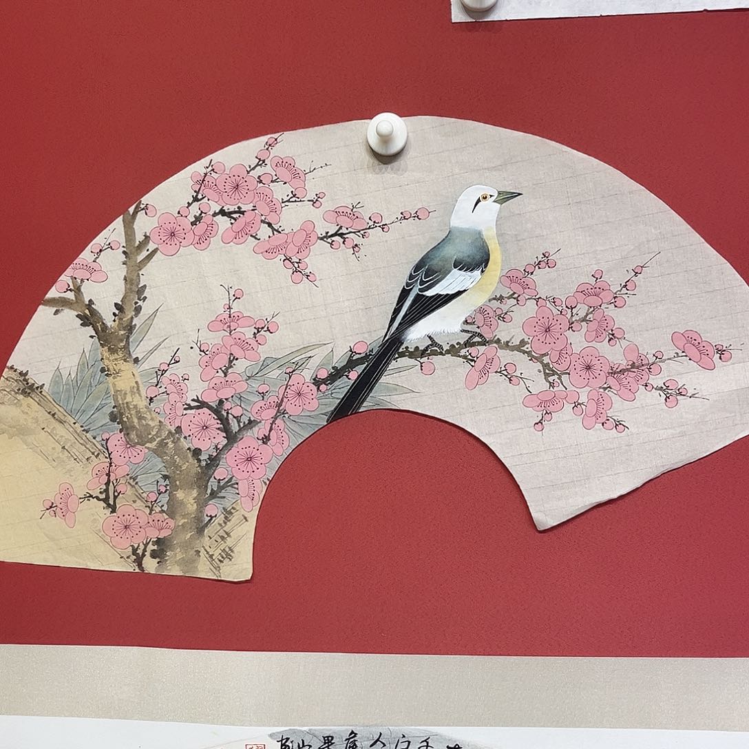 国画侯果山老师国画作品月 