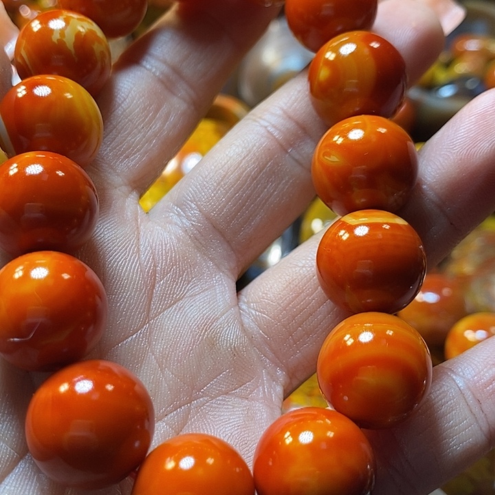 用***1玛瑙/玉髓未镶嵌手链