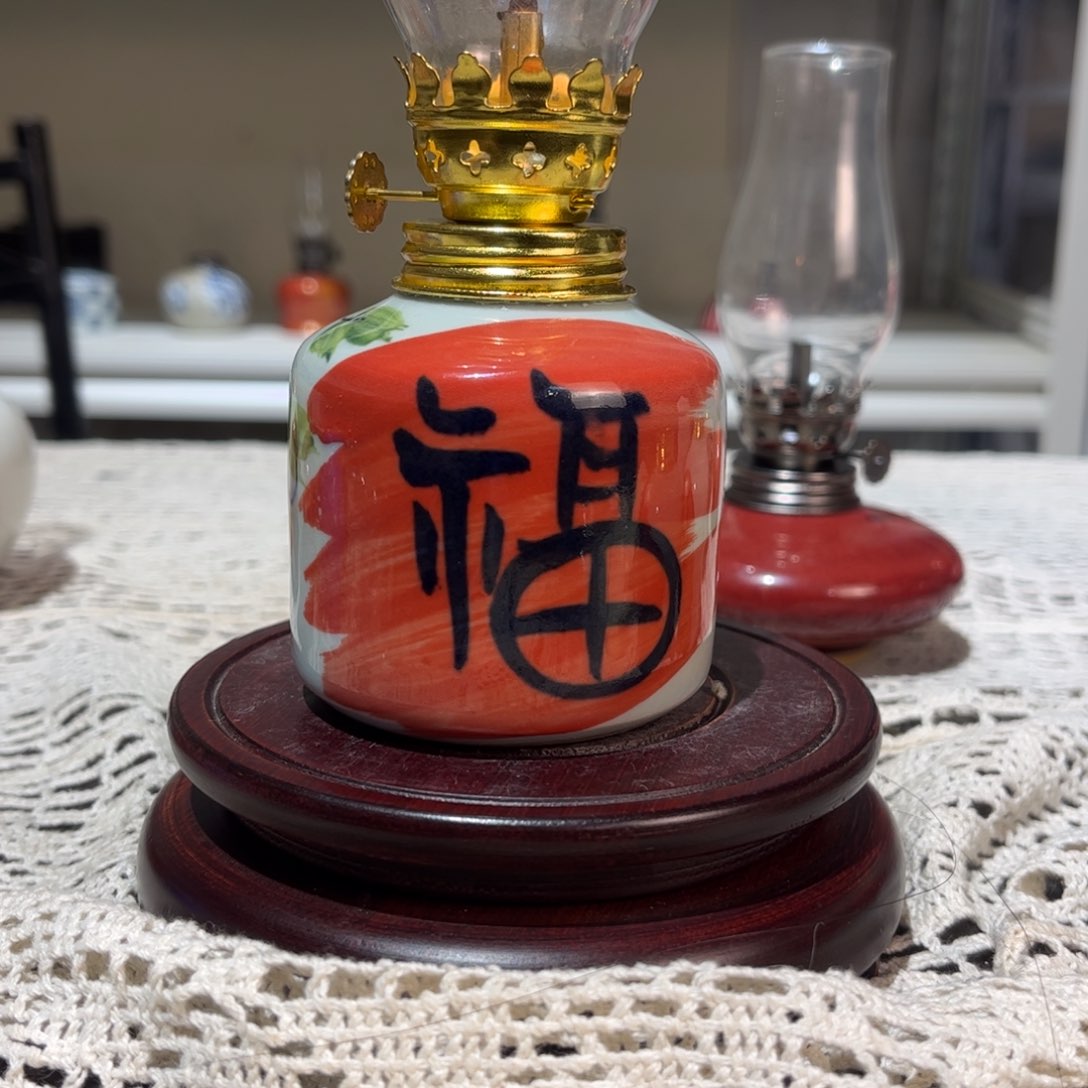 摆件景德镇陶瓷香薰灯