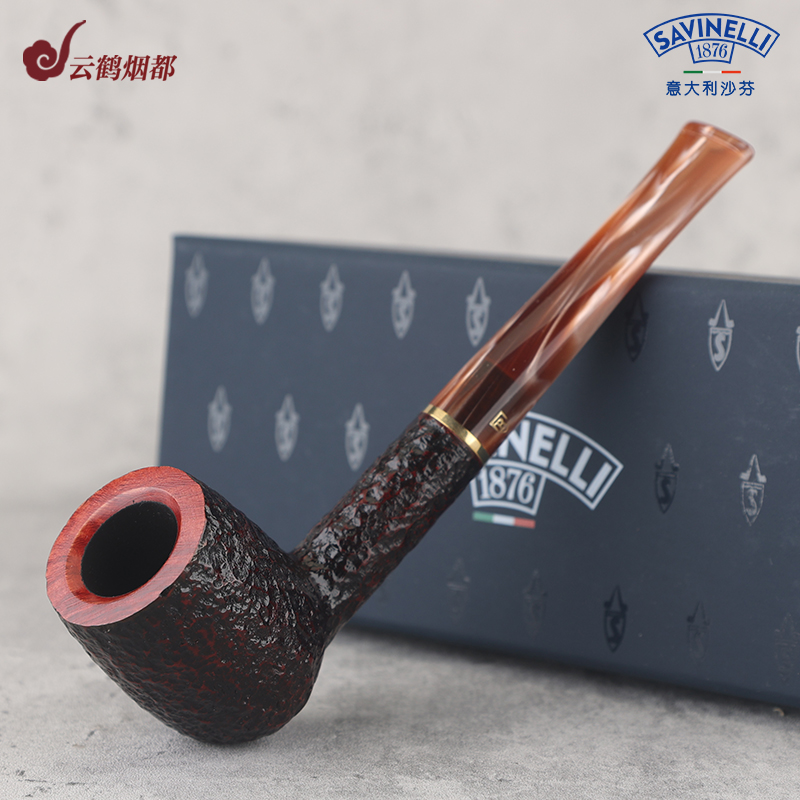 云鹤烟都意大利沙芬罗马咖啡P104RL-104沙芬烟斗