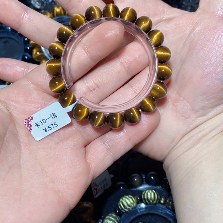 木变石（虎睛石）手串未镶嵌结***间