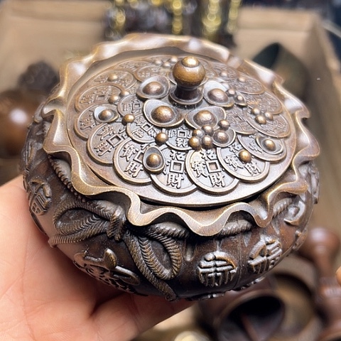 铜制工艺把玩摆件