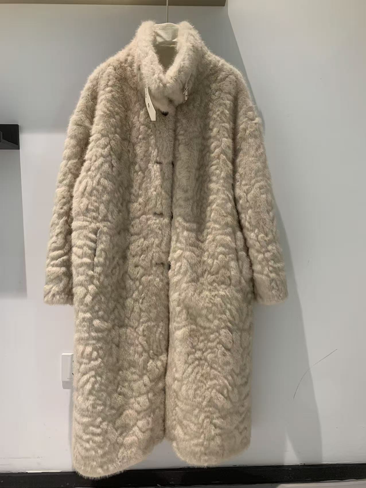 秋冬休闲翻领气质时尚女装长款外套25291