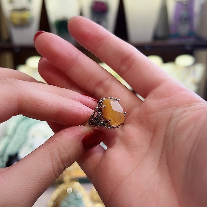 水晶戒指未镶嵌戒指