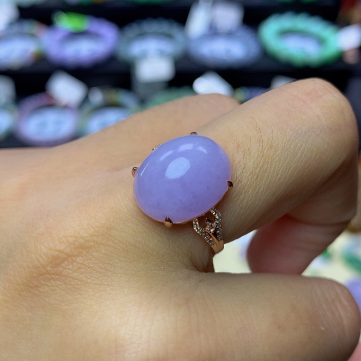 翡翠手链18K金镶嵌达*翡翠