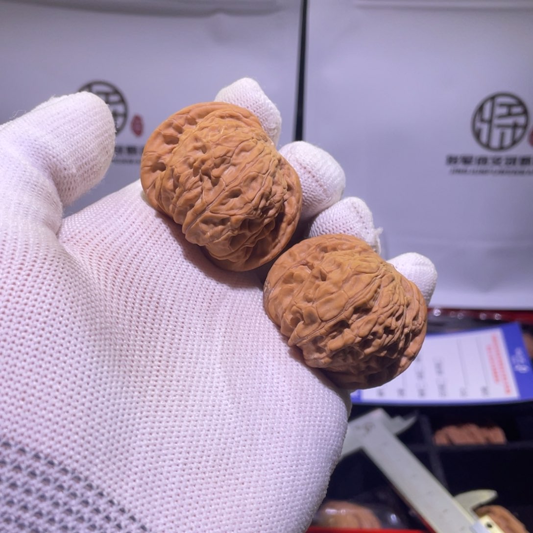 文玩核桃把件磨盘 650