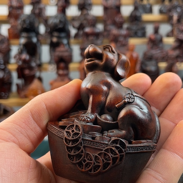 湘***霖木木质雕刻手把件123456