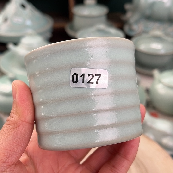 杯0127 原产地青鸾汝瓷