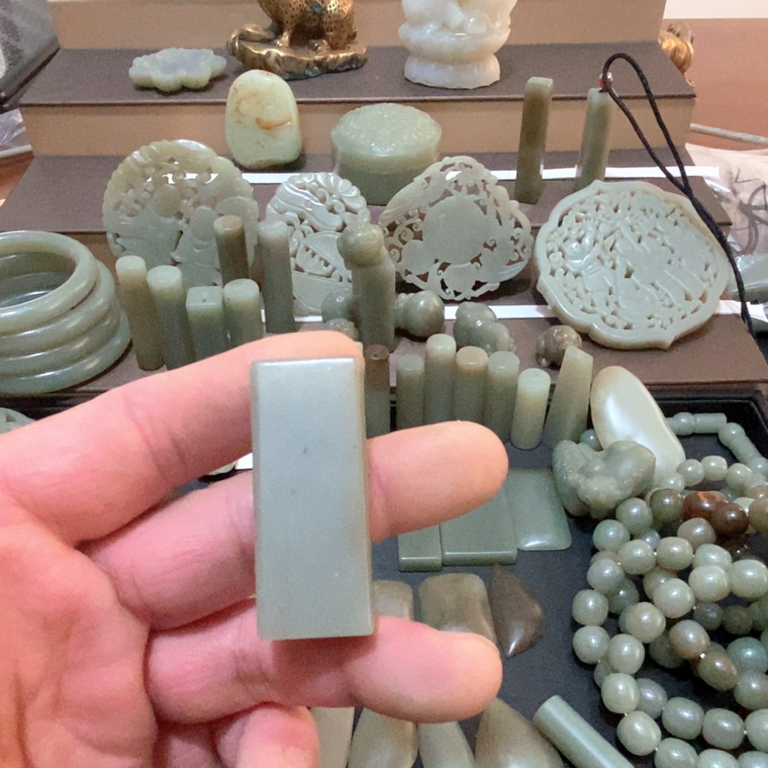 和田玉颈饰未镶嵌姜*53