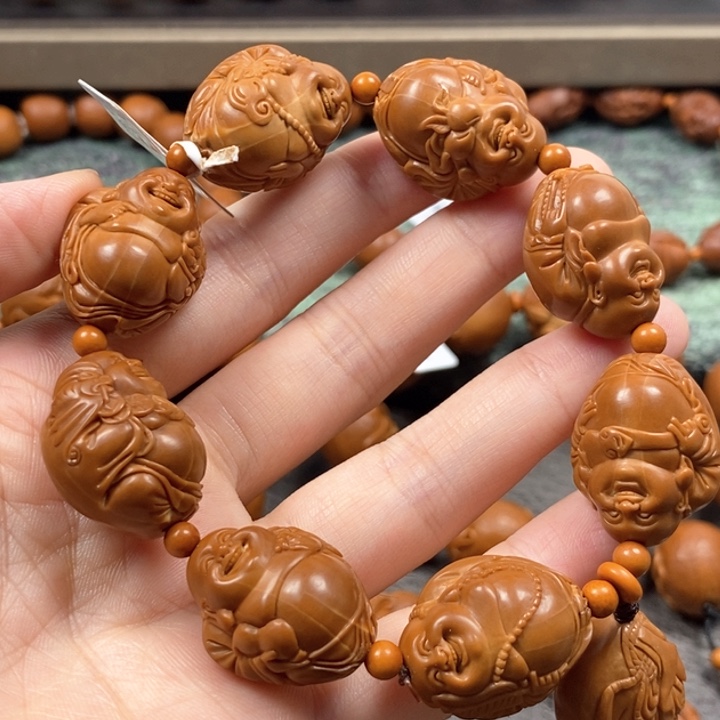 橄榄核手串/手链弥勒佛