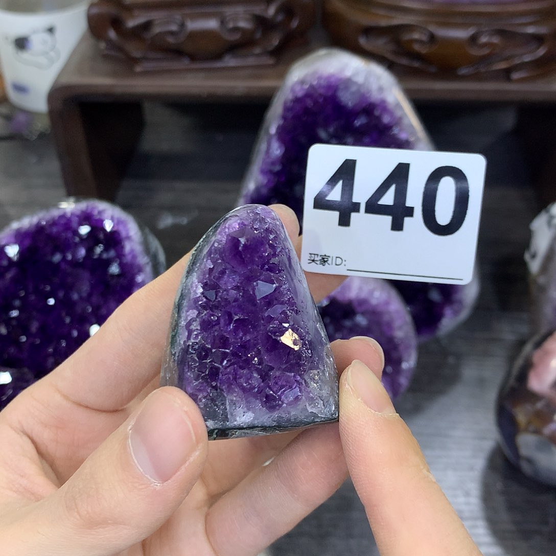 紫晶珠宝半成品未镶嵌440