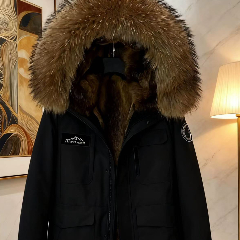 （只是外壳，直播间为准）冬季派克可拆卸户外休闲中长款情侣外套