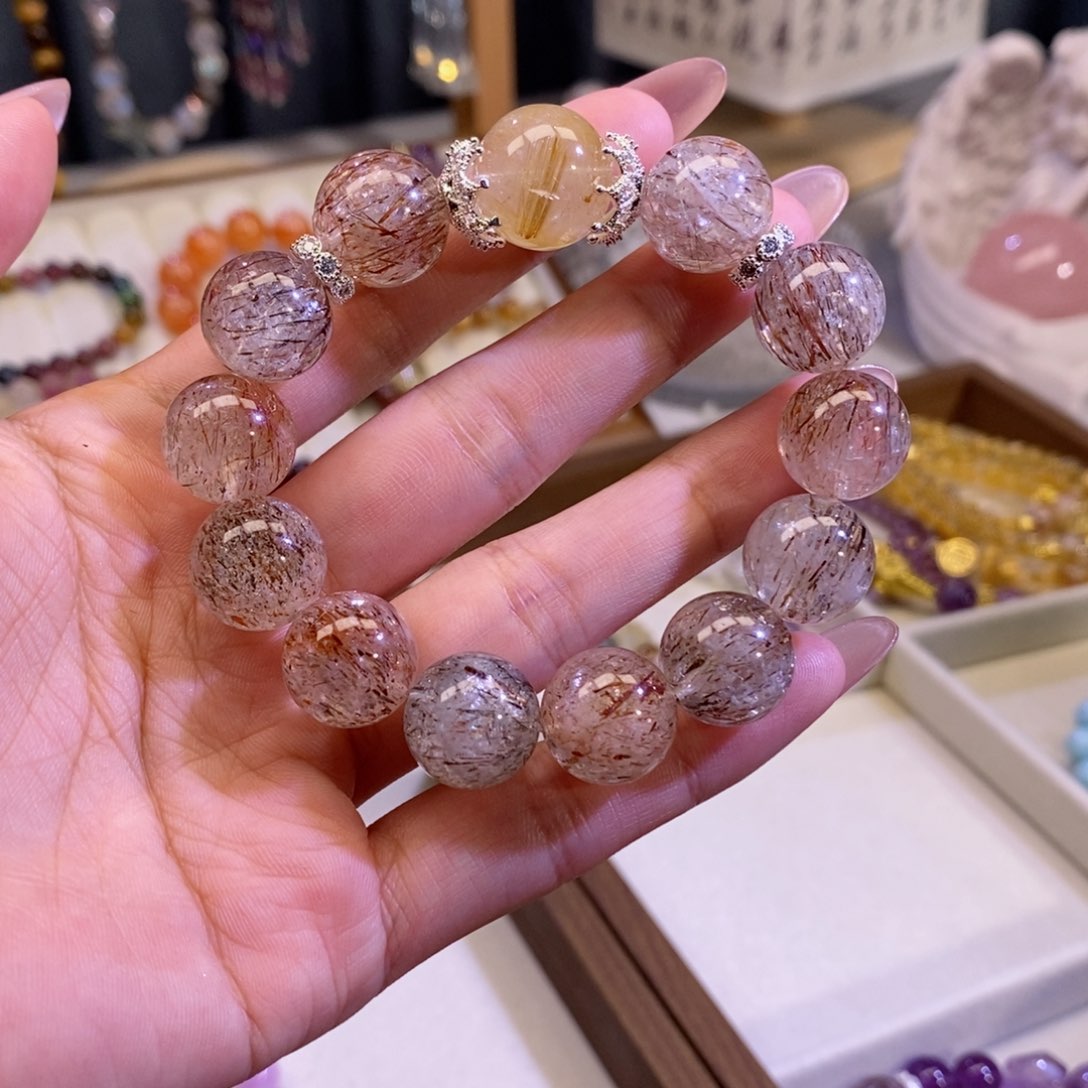 水晶手串未镶嵌女首富