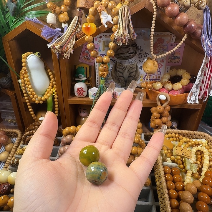 糯***崽吊坠猴头核桃两颗配饰