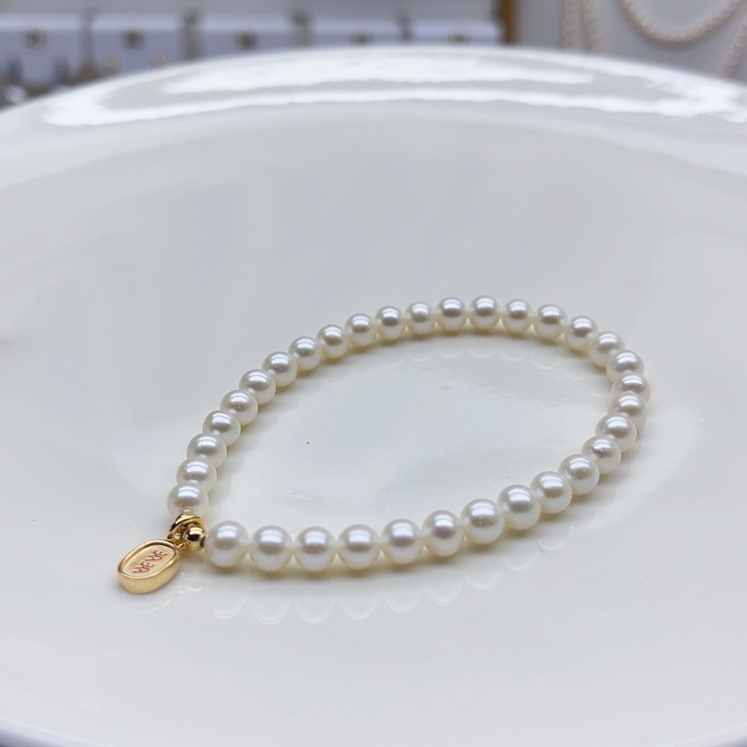 淡水珍珠手链合金