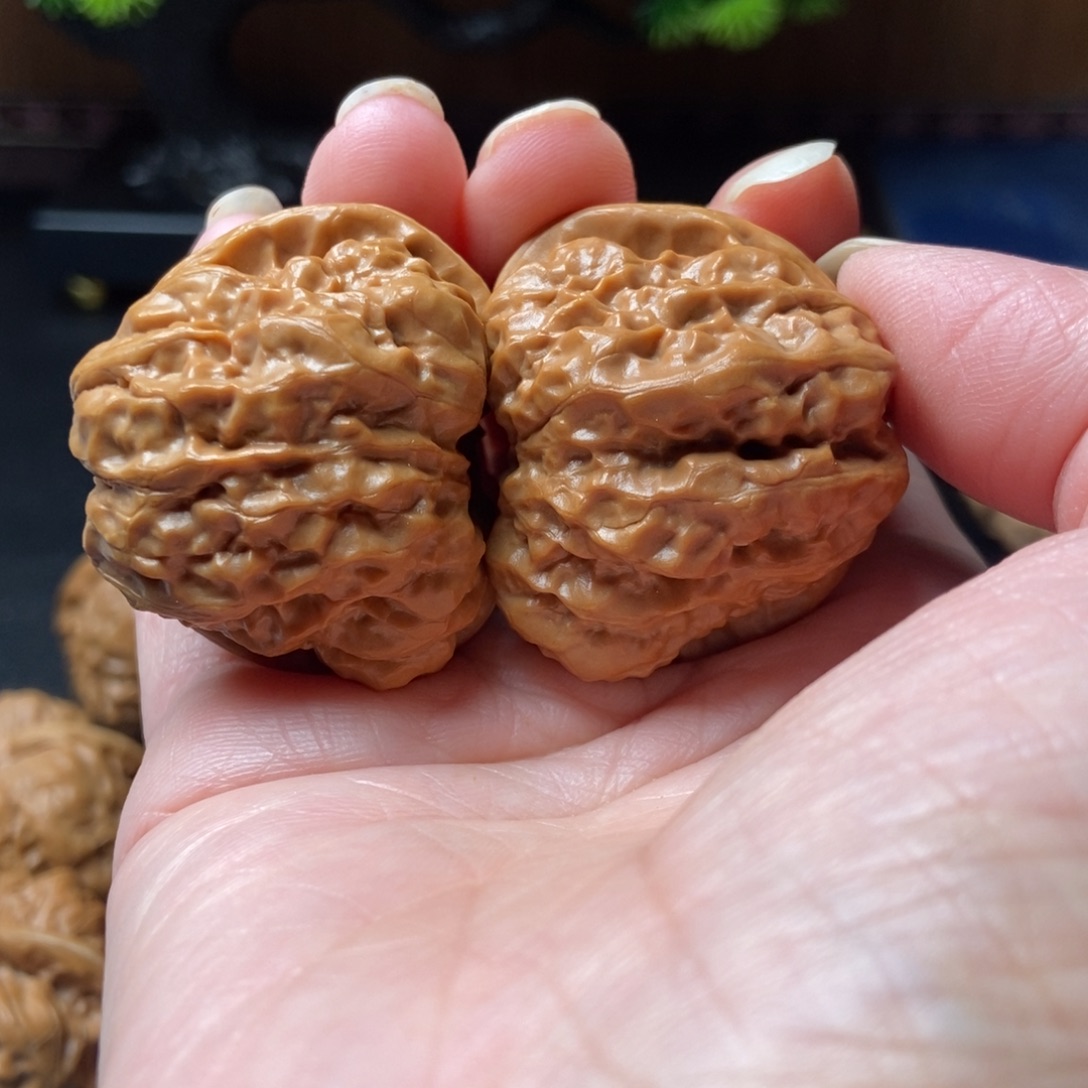 文玩核桃把件蛤蟆头39