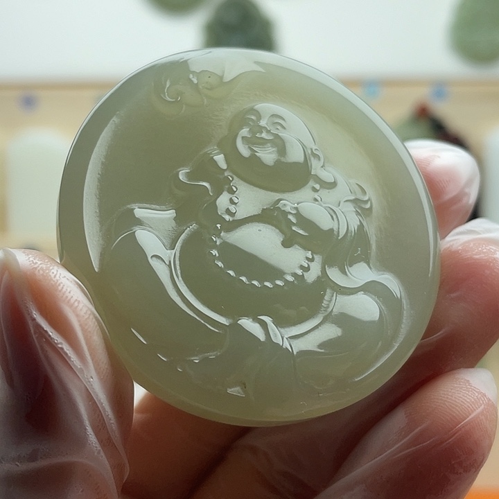 精品双面圆牌佛公