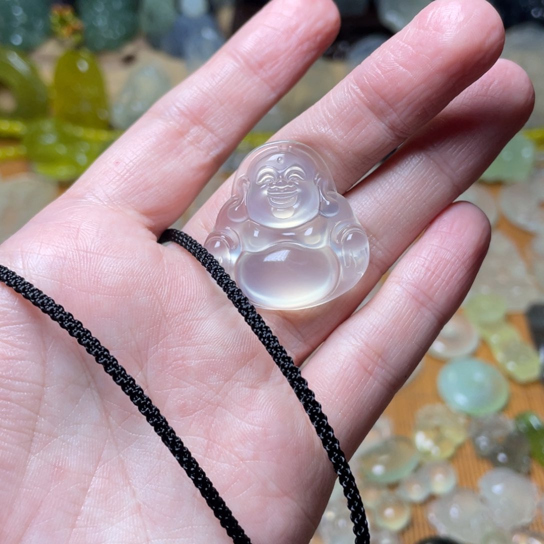 蛇纹石玉1吊坠未镶嵌橙*熙