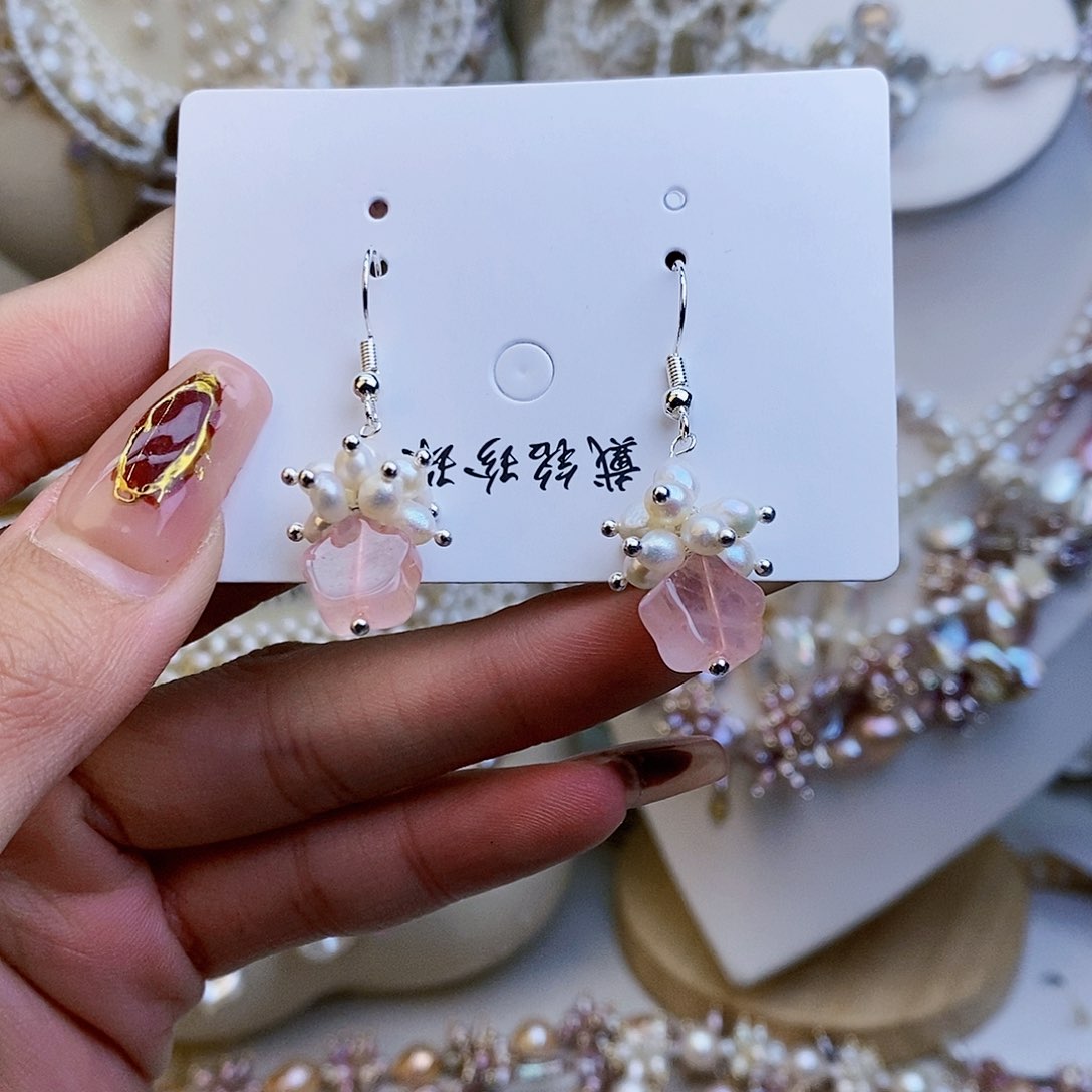 淡水珍珠颈饰银S925镶嵌