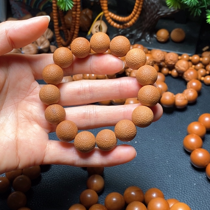 橄榄核手串1.4尺寸橘皮