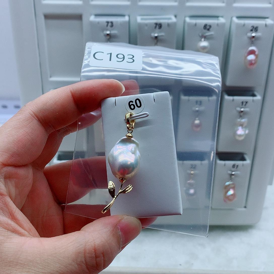吊坠(不含链)合金淡水珍珠