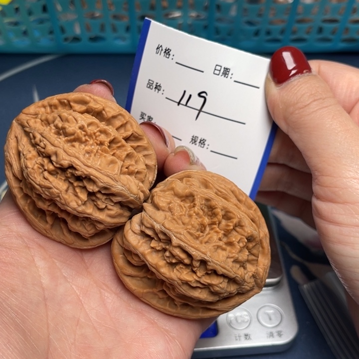 文玩核桃把件粗筋47