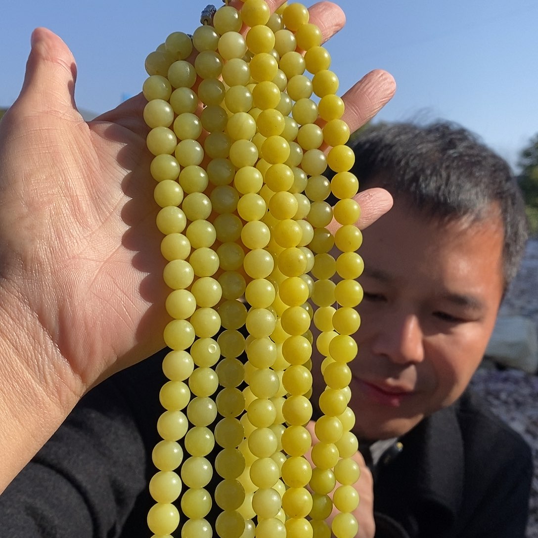 未镶嵌岫玉手链绣玉卡10项链