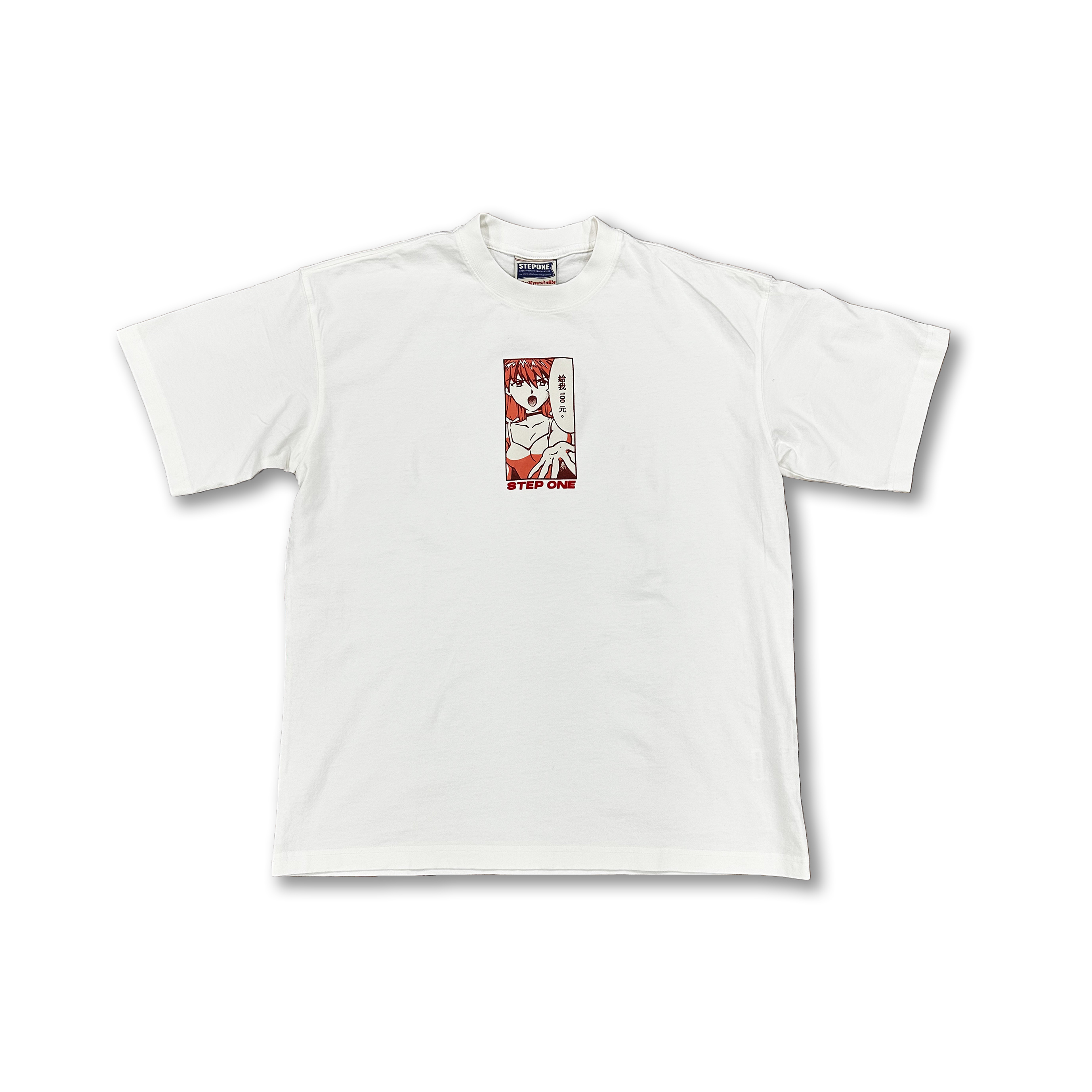 STEP ONE EVA-香香 宽松印花短袖春夏休闲T恤男女同款