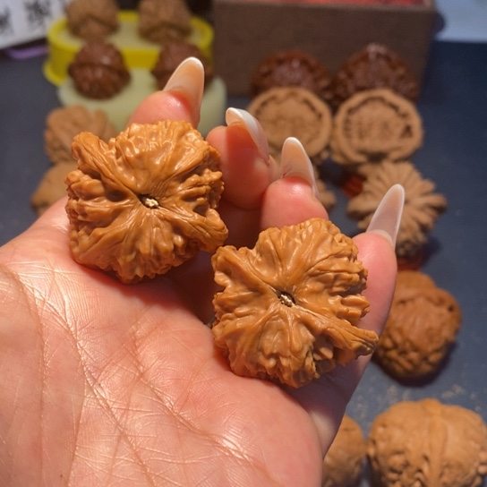 文玩核桃把件文玩小众37尺7