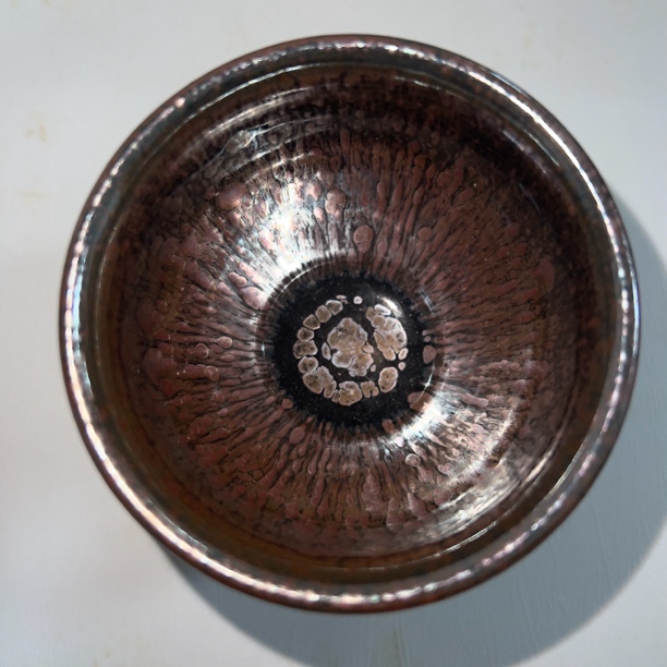 3003粉油滴建盏主人杯陶瓷