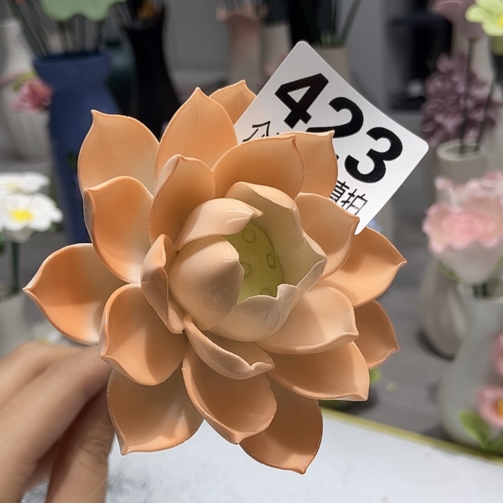 陶瓷纯手工捏花设计