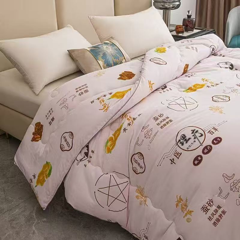 【蚕自王】蚕砂五行花型睡眠被