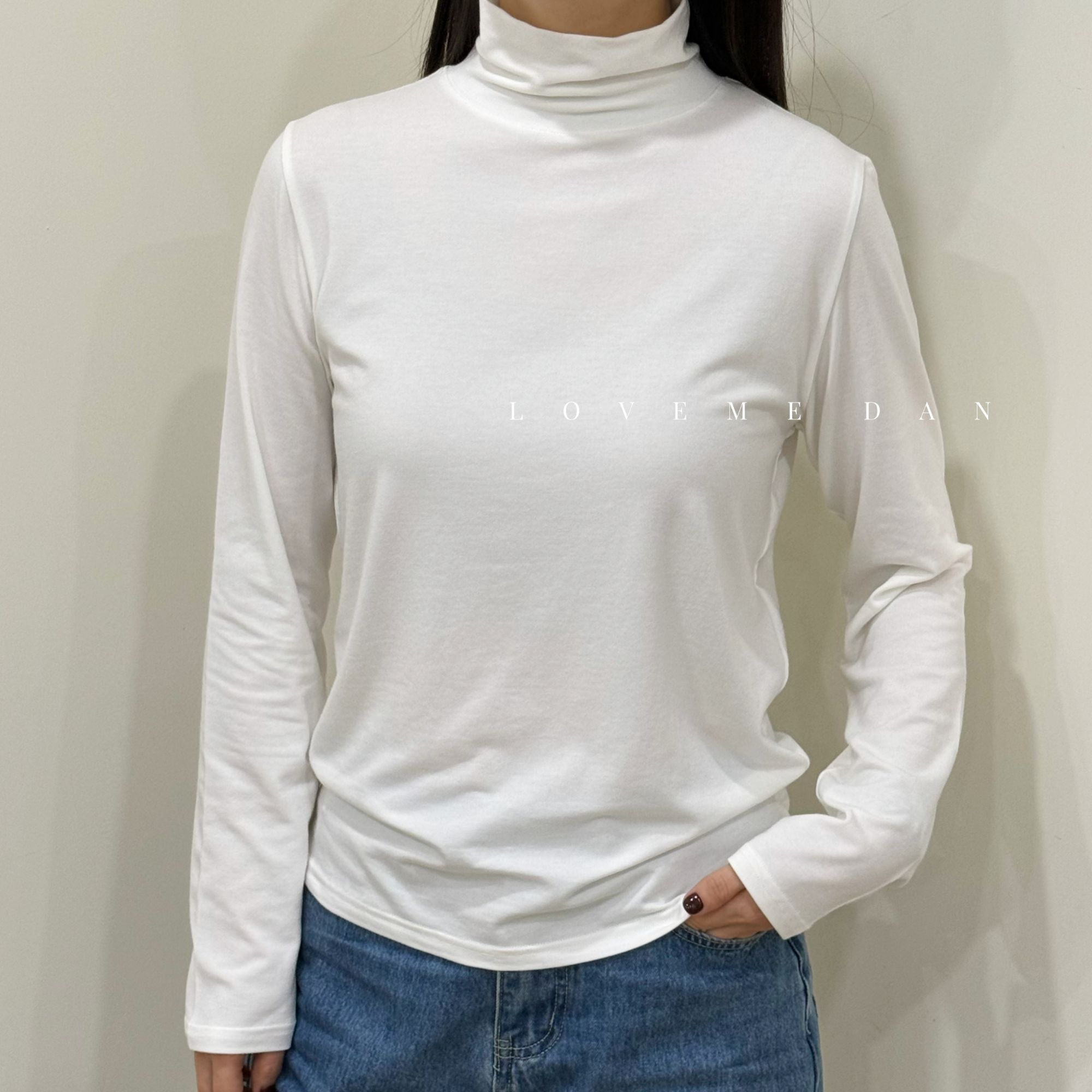 【T2562】LOVEME DAN-爱尚我女装-秋款高领打底T恤