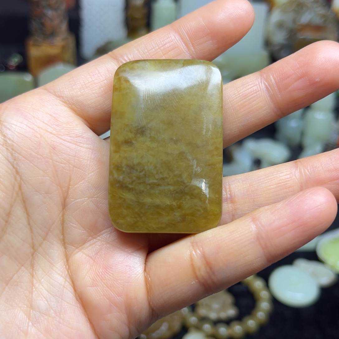 和田玉未镶嵌吊坠(不含链)