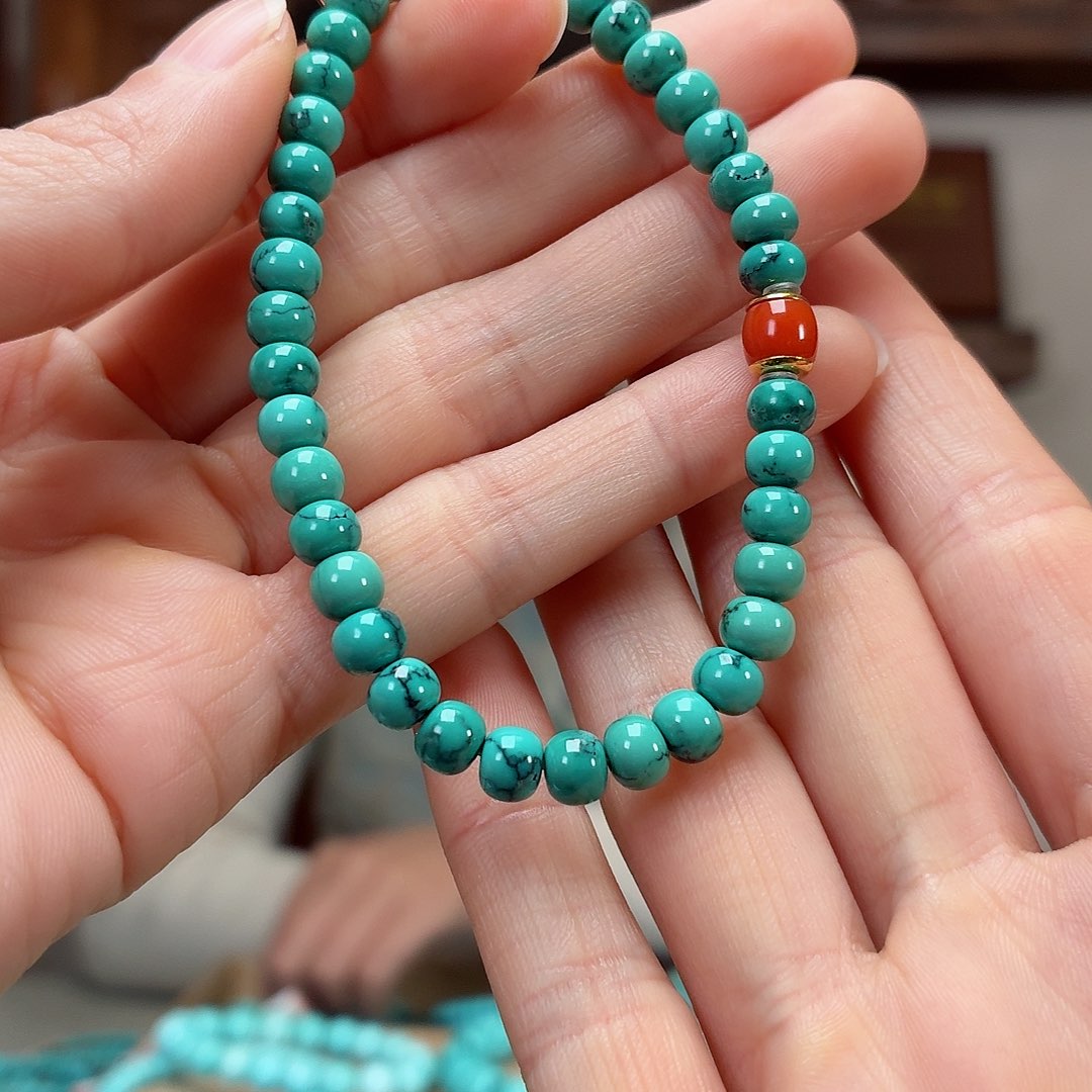 未镶嵌绿松石珠宝奇石叮**咚