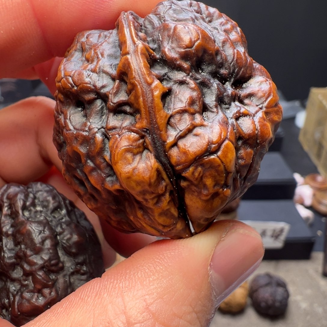 文玩核桃吊坠九五玄包44mm