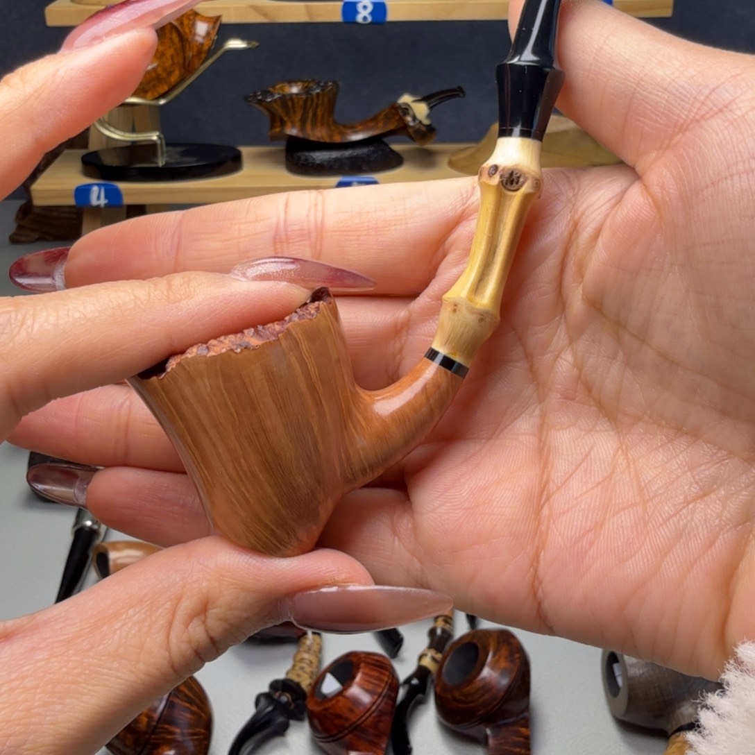 石楠木把件山*进口石楠木