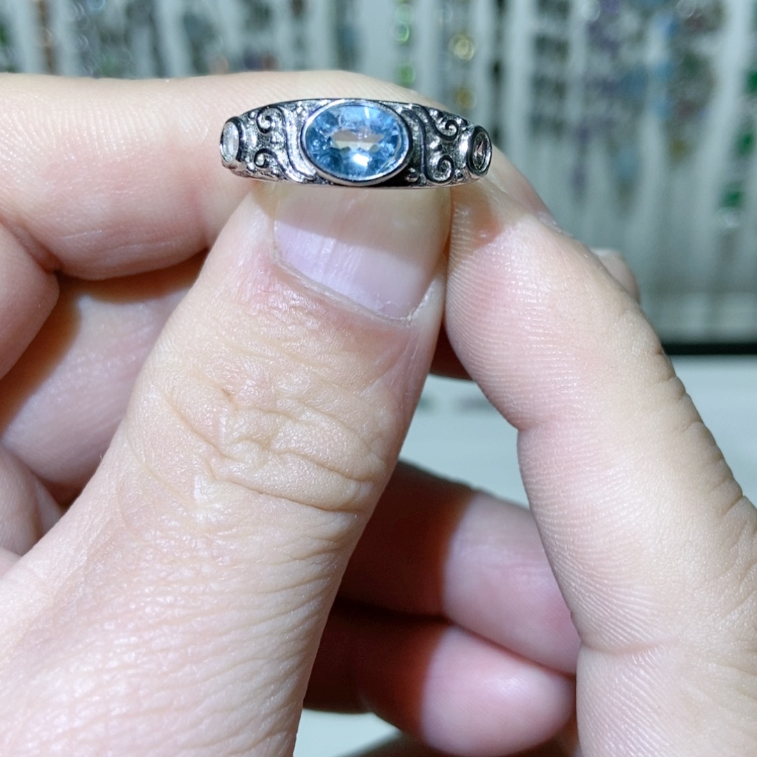 紫晶珠宝半成品银S925镶嵌