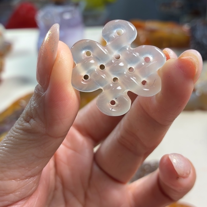 玛瑙/玉髓未镶嵌吊坠(不含链)