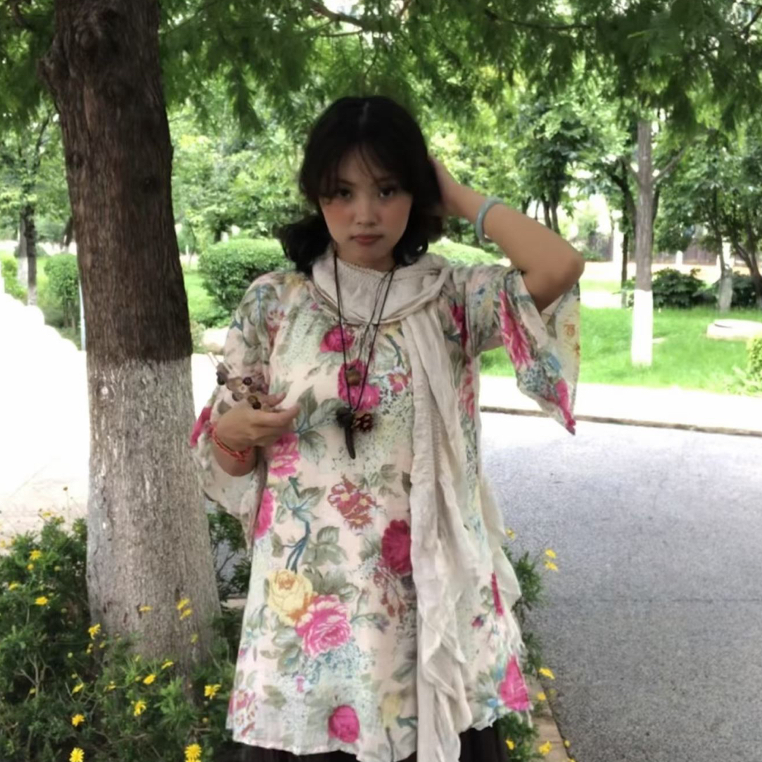 《棉花糖古着vintage》夏季古着吊带 上衣 半裙