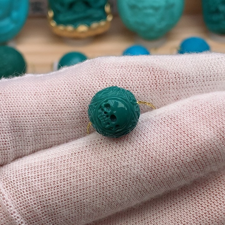 【闪购商品】绿松石直径10.8未镶嵌