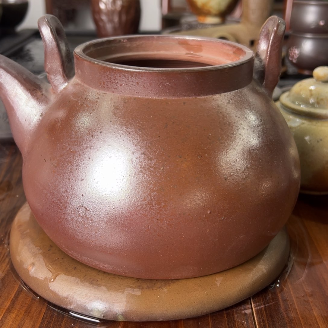 贵台龙窑柴烧茶壶135香****炭