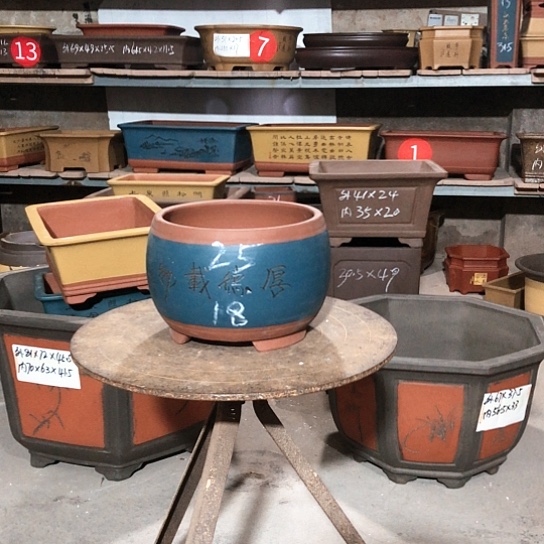 紫砂紫砂花盆包邮