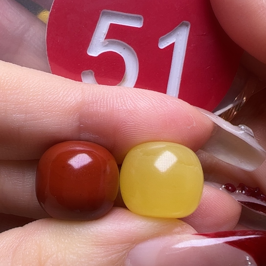 蜜蜡未镶嵌珠宝奇石12mm老型