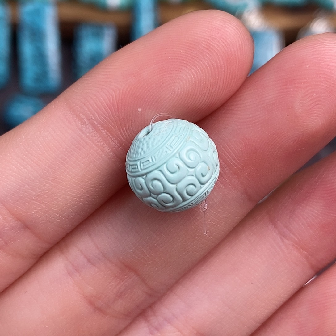 绿松石雕刻未镶嵌