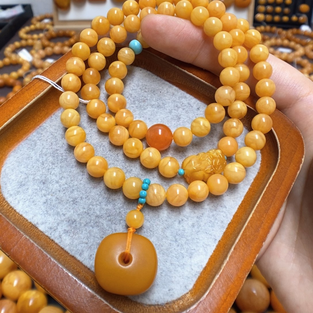 蜜蜡手链未镶嵌蜜蜡