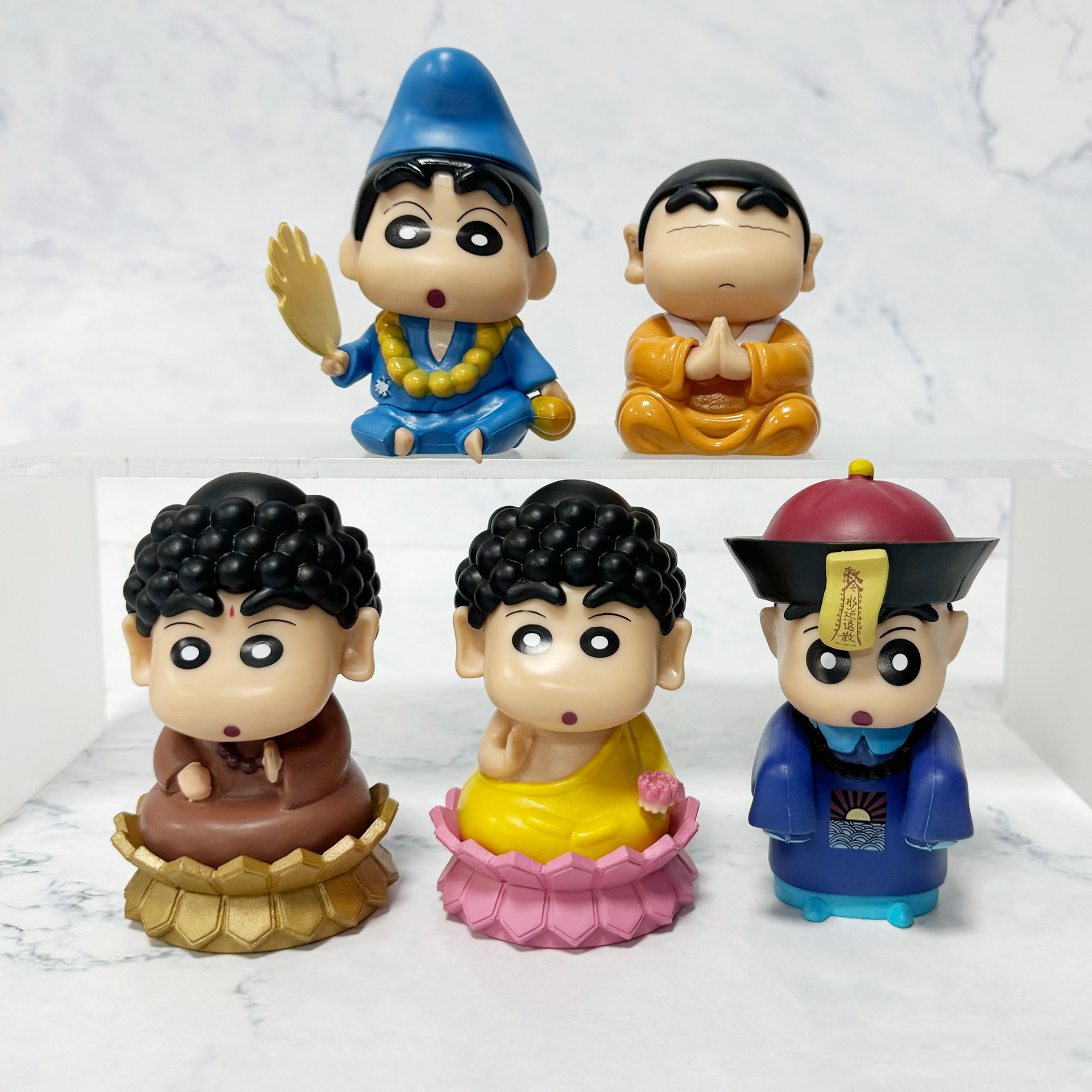 定制特惠品车载可爱济公小新吉祥佛祖小新手办摆件高约10CM