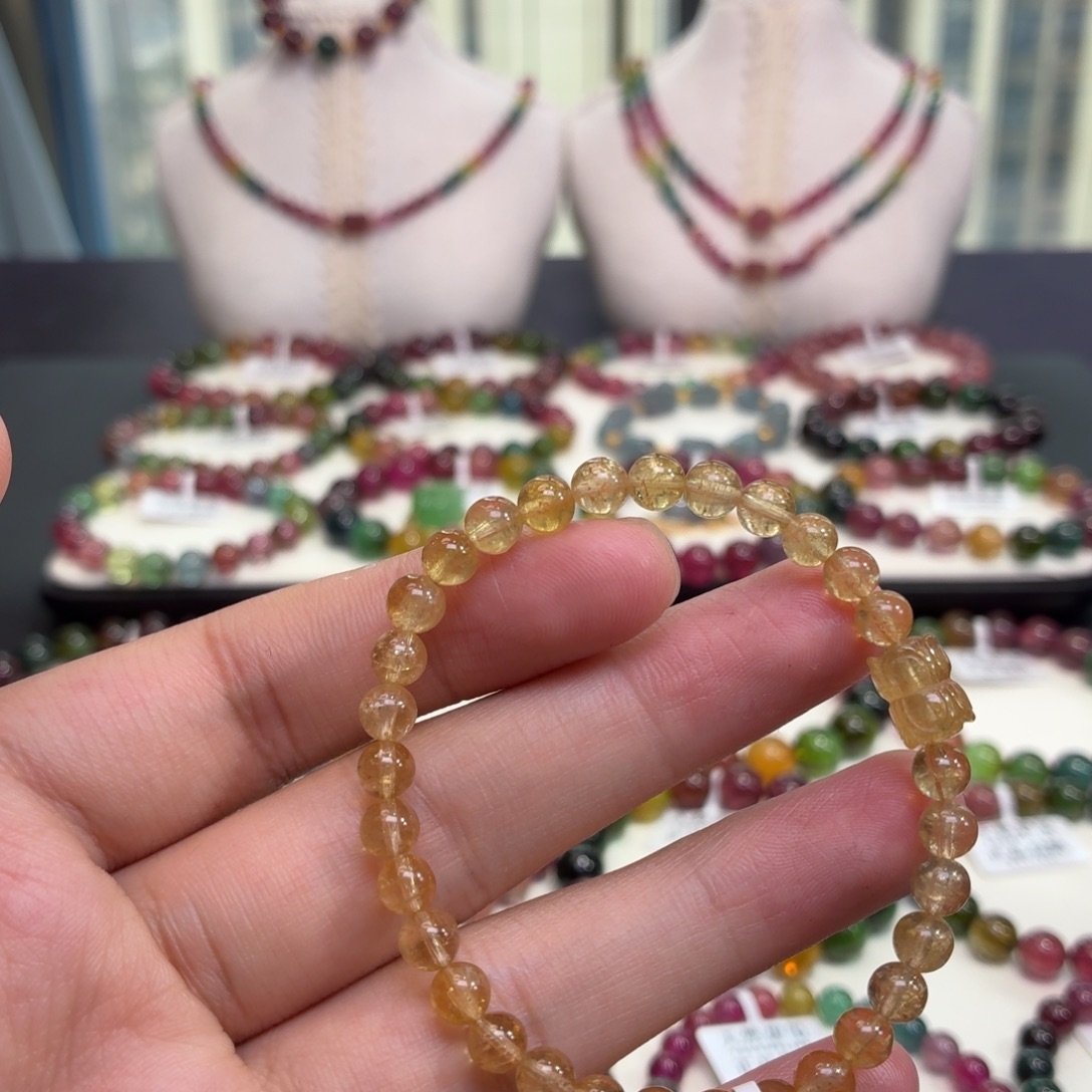 未镶嵌碧玺手链A5