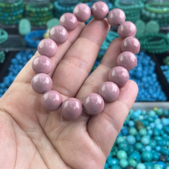 菱锰矿珠宝半成品未镶嵌